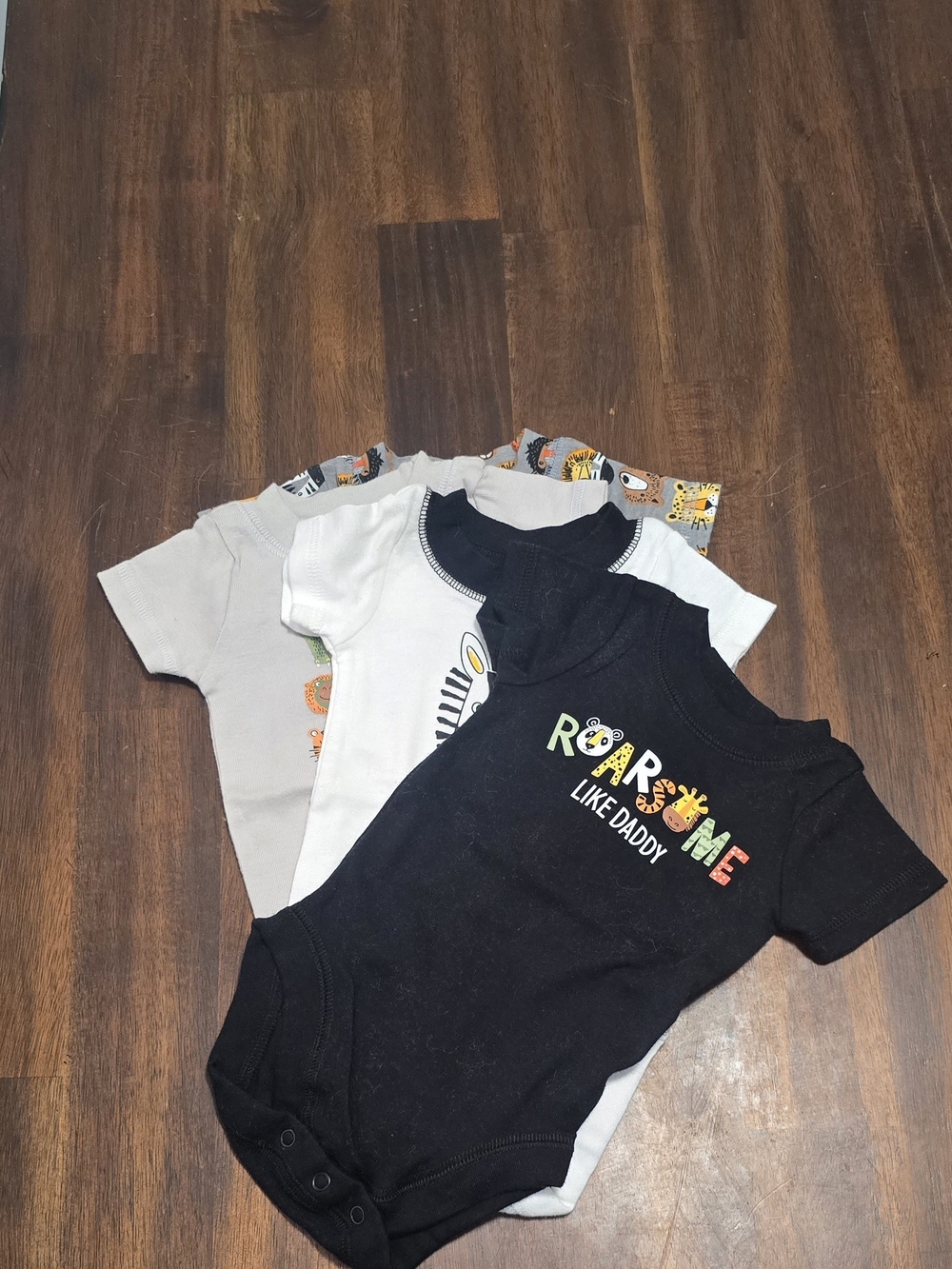 Black 'Roarsome Like Daddy' Baby Bodysuit - Kids Shirts & Tops